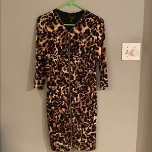 Leopard print dress